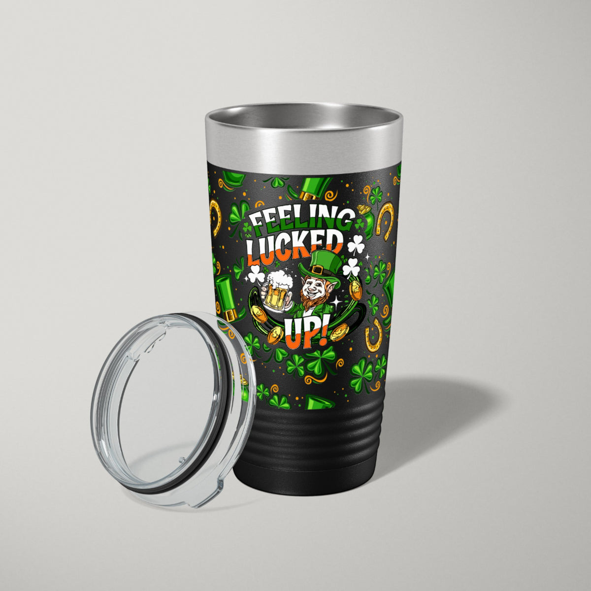 St Patricks Day Tumbler 2-Pack | UV Lucked Up Wrap