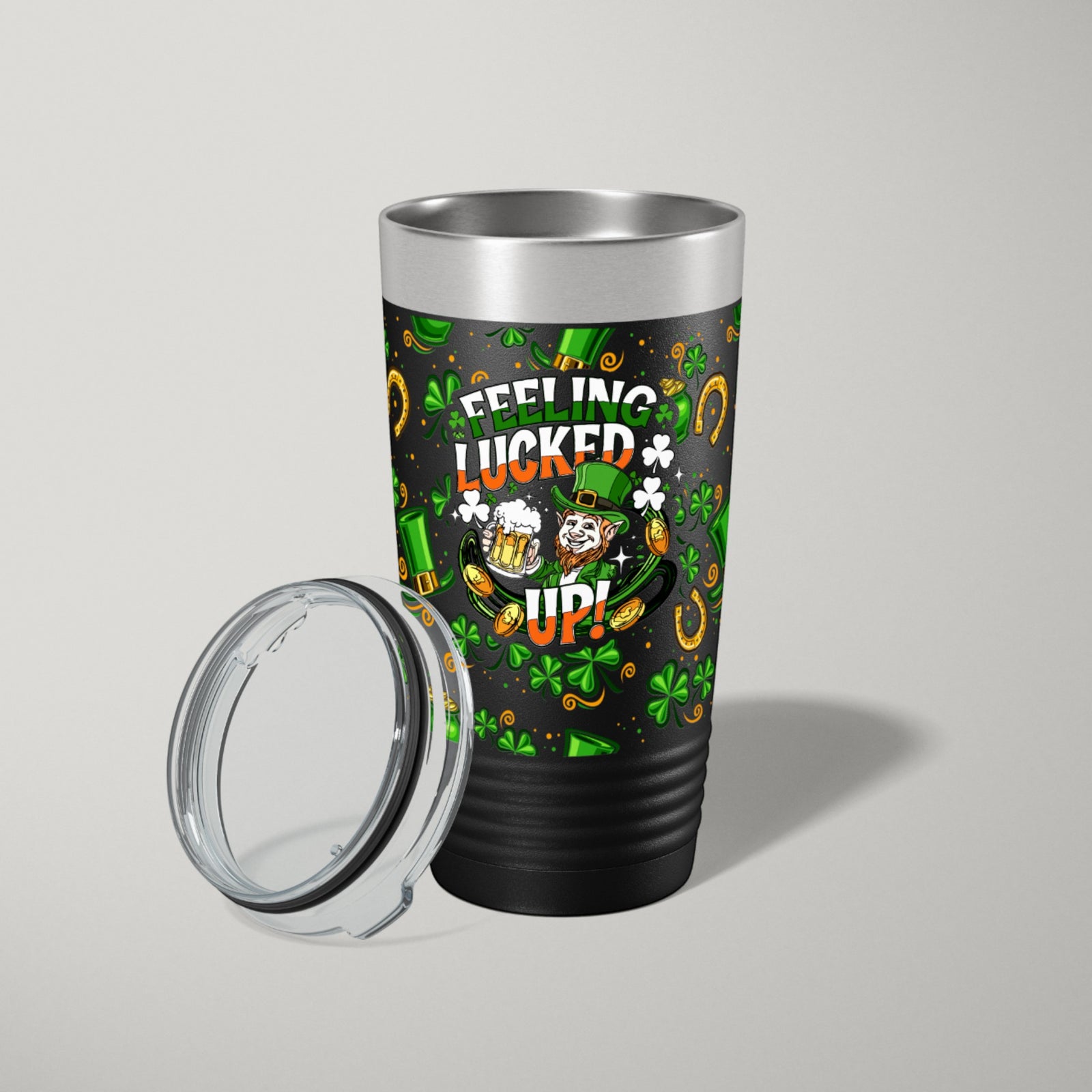 St Patricks Day Tumbler 2-Pack | UV Lucked Up Wrap