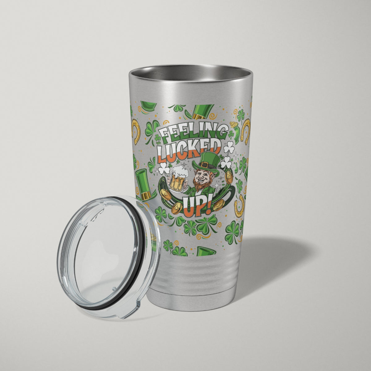 St Patricks Day Tumbler | UV Lucky Loaded + Pint