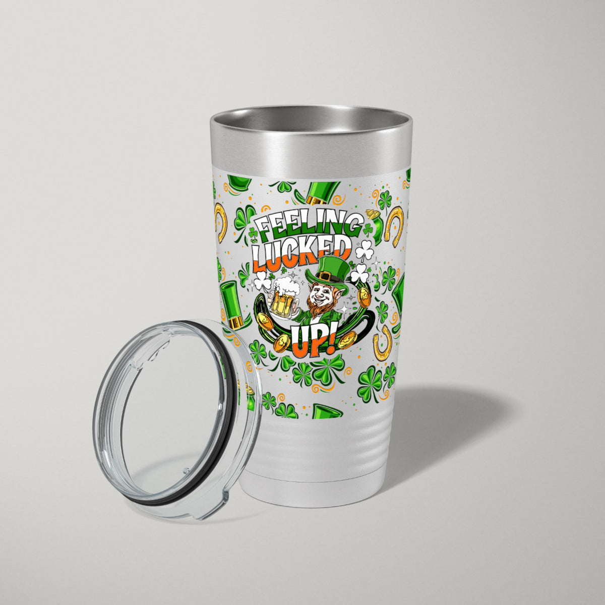 St Patricks Day Tumbler | UV Lucky Loaded + Pint