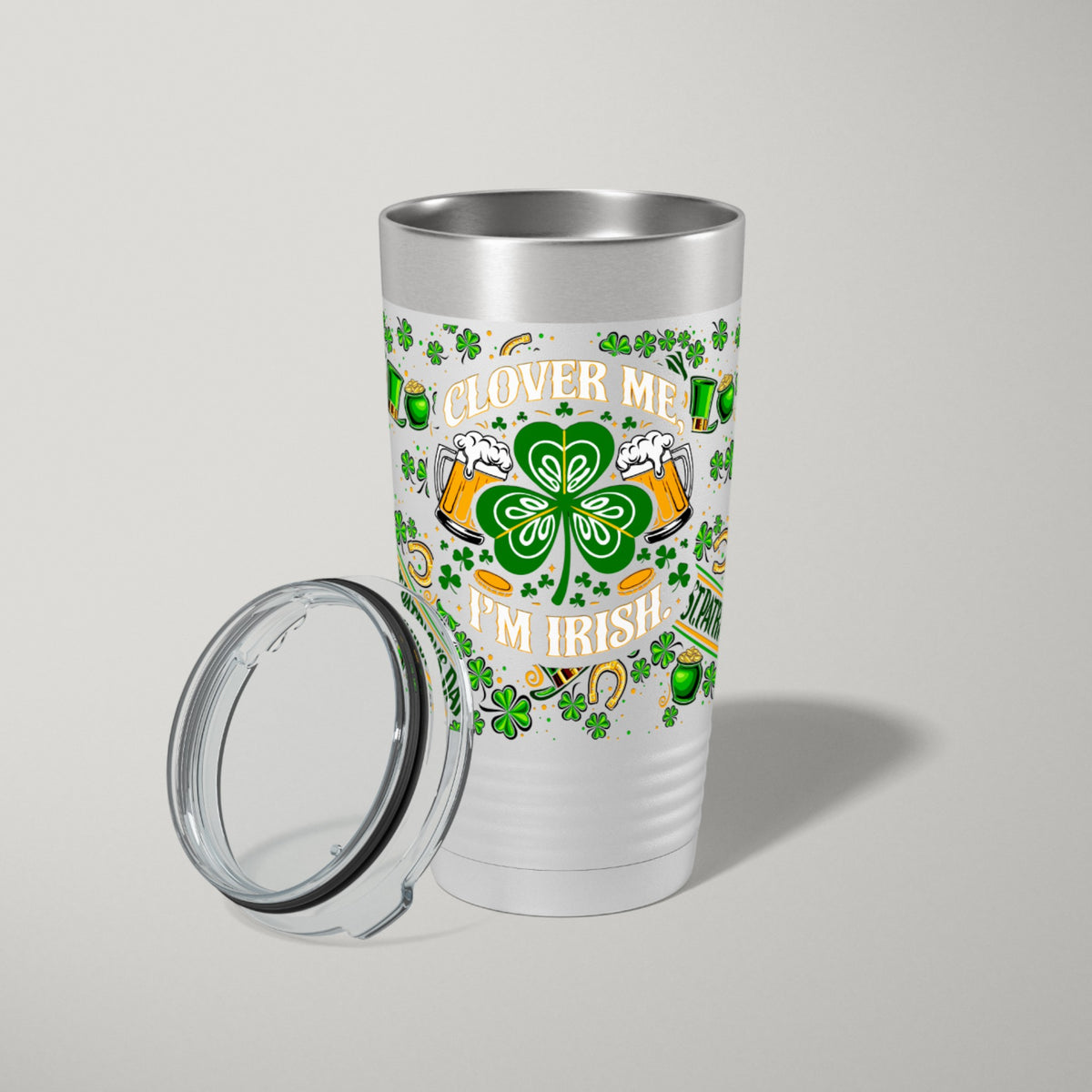 St Patricks Day Tumbler | UV Clover Me + Pint Pack