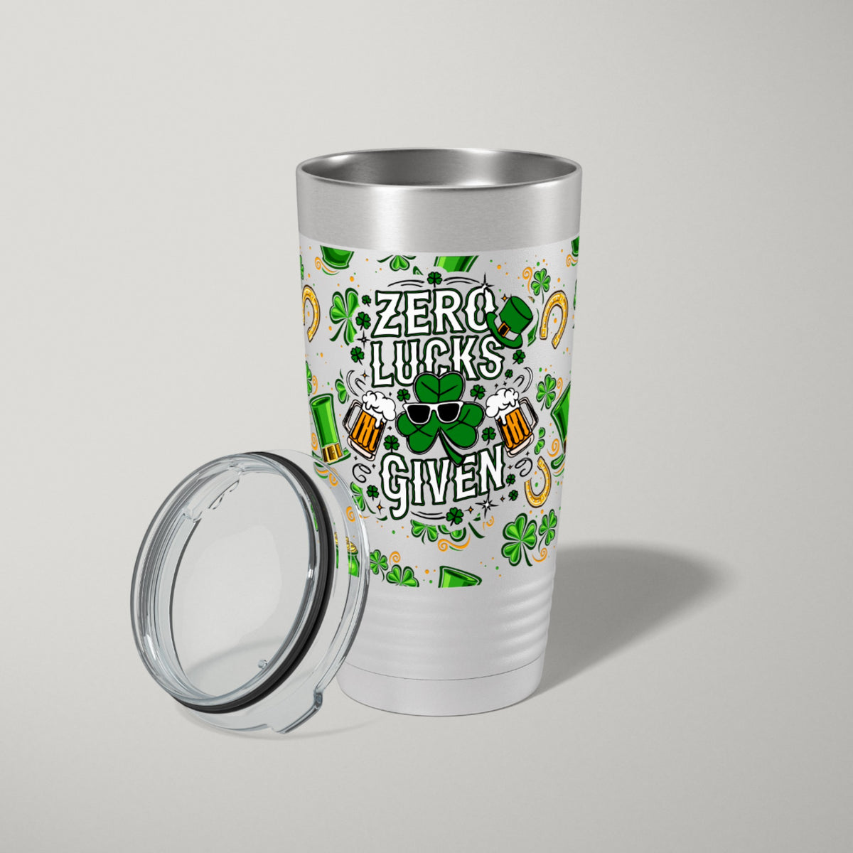 St Patricks Day Tumbler | UV Zero Lucks + Pint Pack