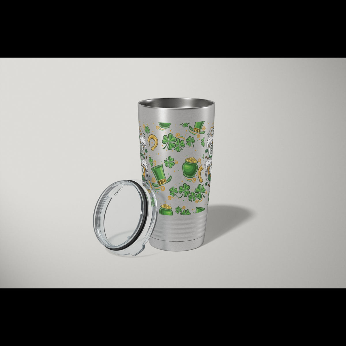 St Patricks Day Tumbler 2-Pack | UV Too Clover Wrap