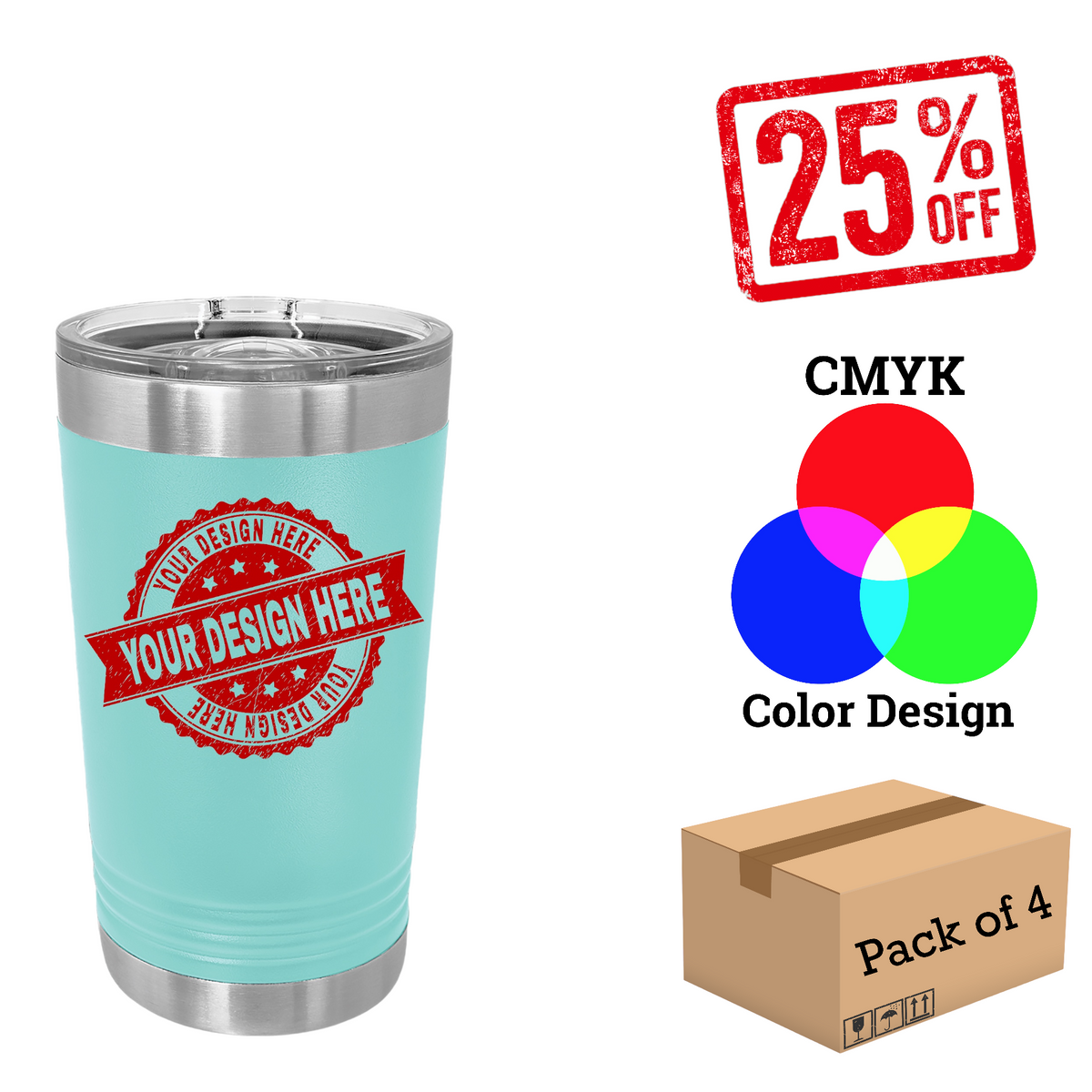 Polar Camel 16 oz. Pint Case of 24