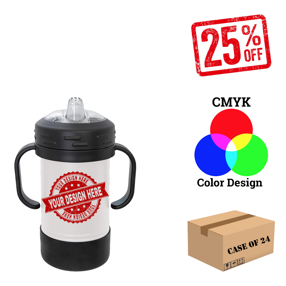 Polar Camel 10 oz. Sippy Cup Case of 24