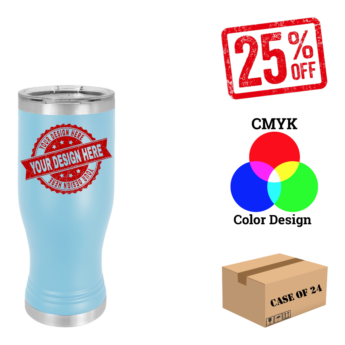 Polar Camel 20 oz.Pilsner Case of 24