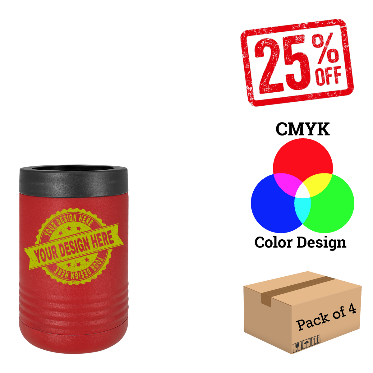 4 Pack Polar Camel Standard Beverage Holder