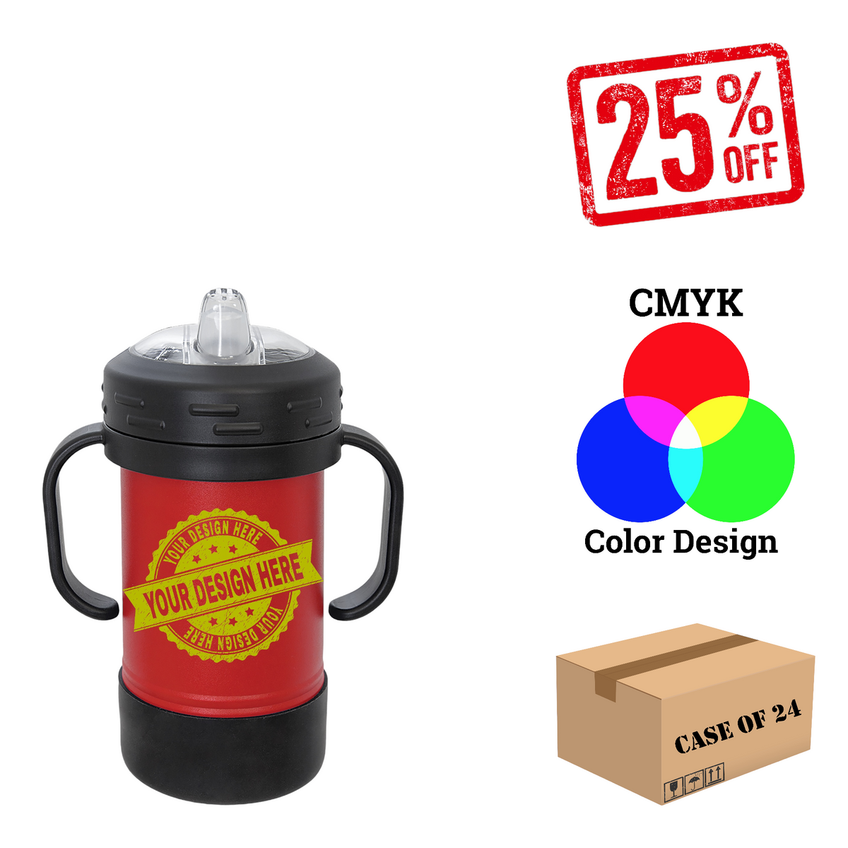 Polar Camel 10 oz. Sippy Cup Case of 24