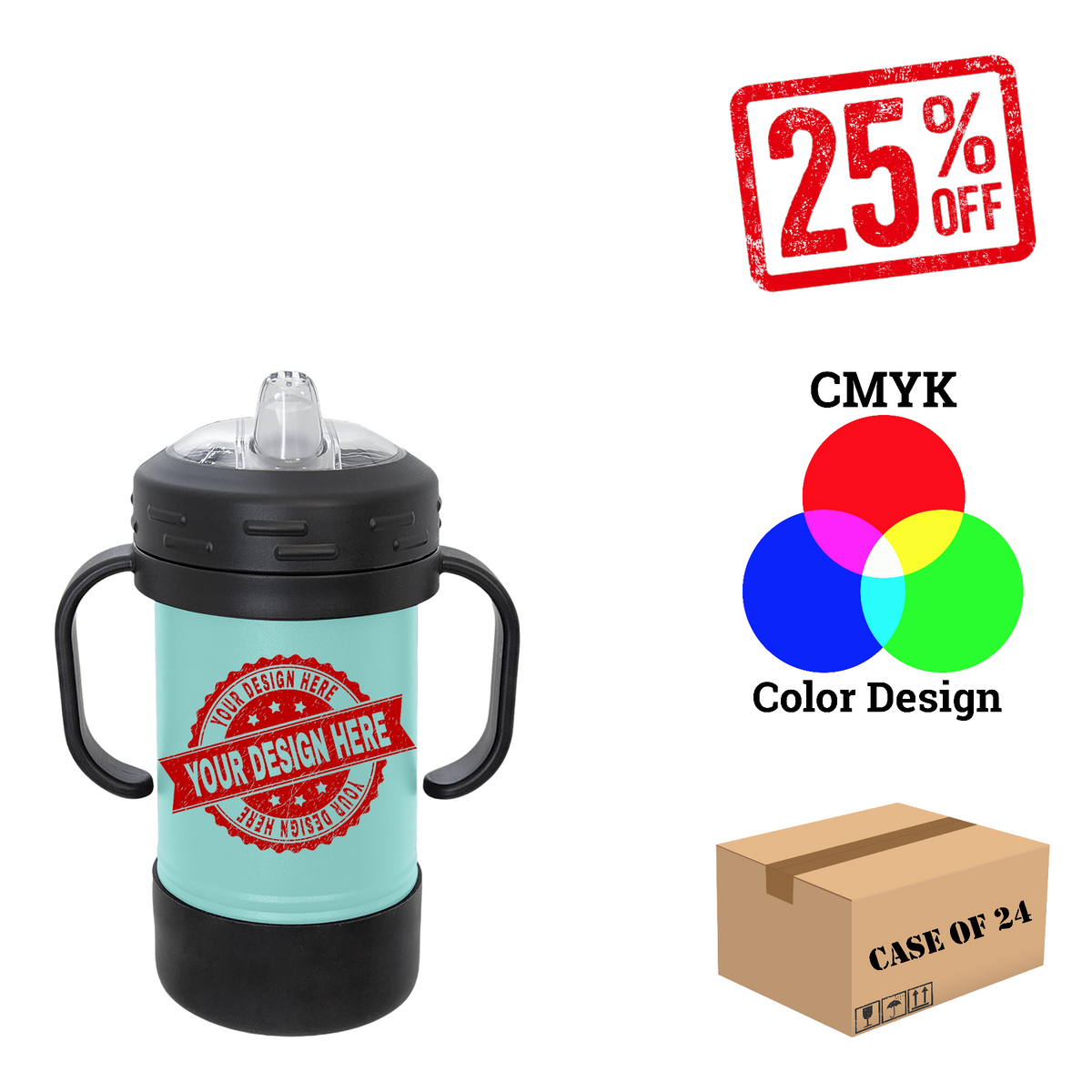 Polar Camel 10 oz. Sippy Cup Case of 24