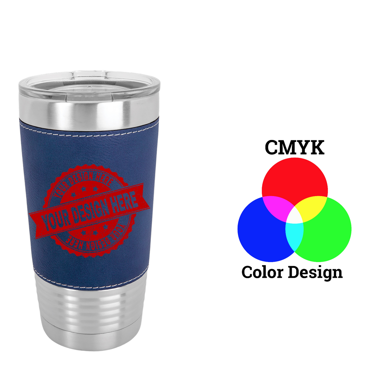 Polar Camel 20 oz. Leatherette Tumbler