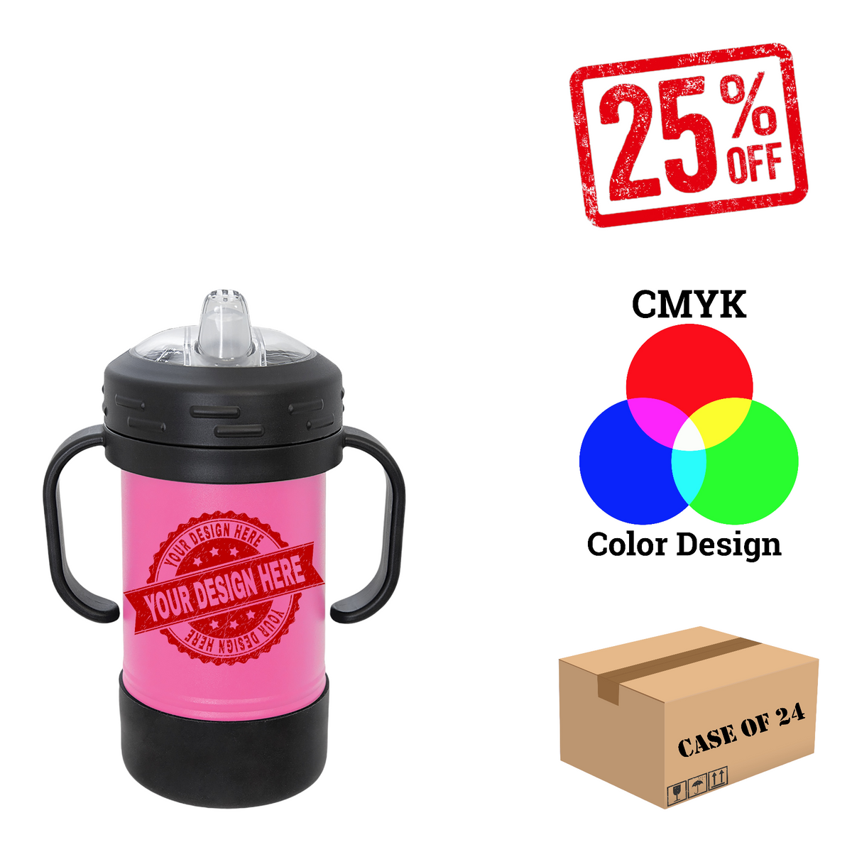 Polar Camel 10 oz. Sippy Cup Case of 24