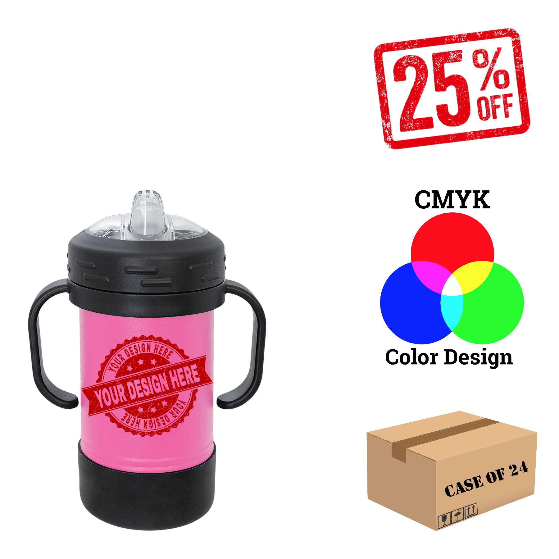 Polar Camel 10 oz. Sippy Cup Case of 24