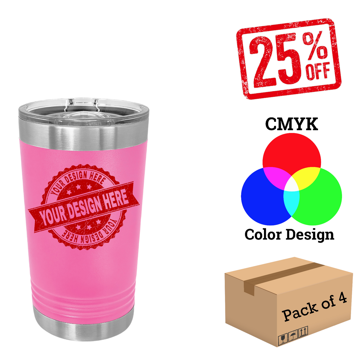 Polar Camel 16 oz. Pint Case of 24