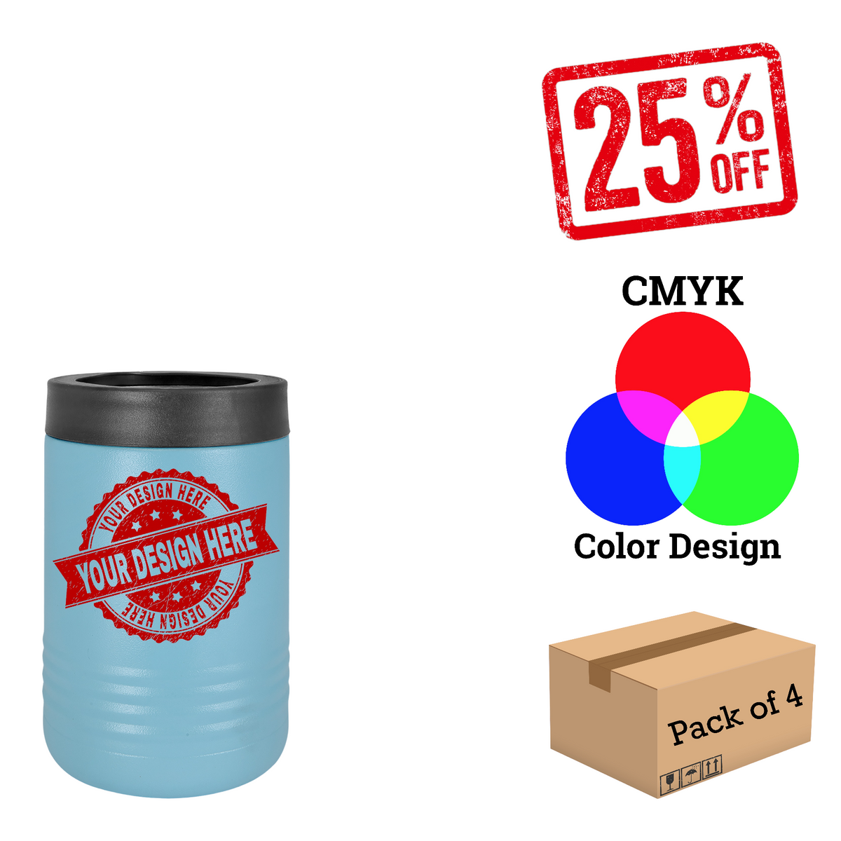 4 Pack Polar Camel Standard Beverage Holder