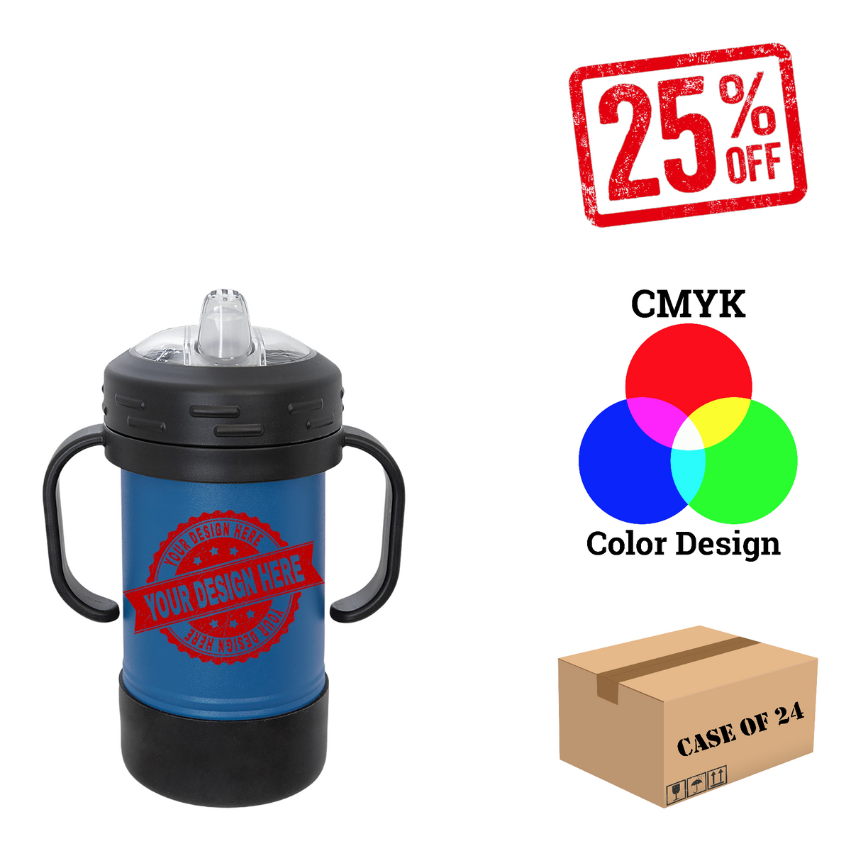 Polar Camel 10 oz. Sippy Cup Case of 24