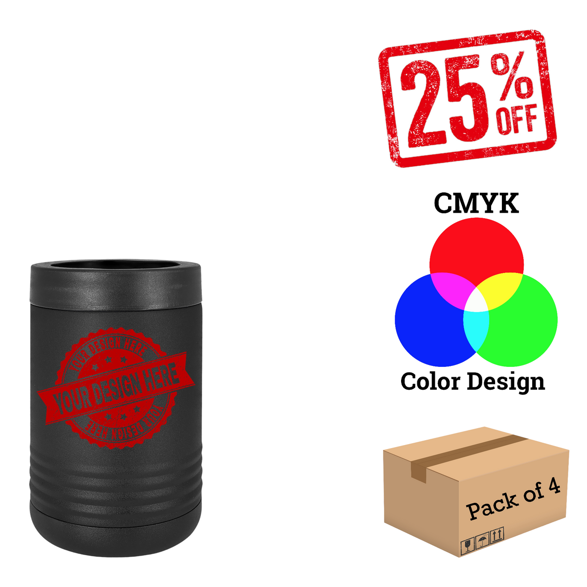 4 Pack Polar Camel Standard Beverage Holder