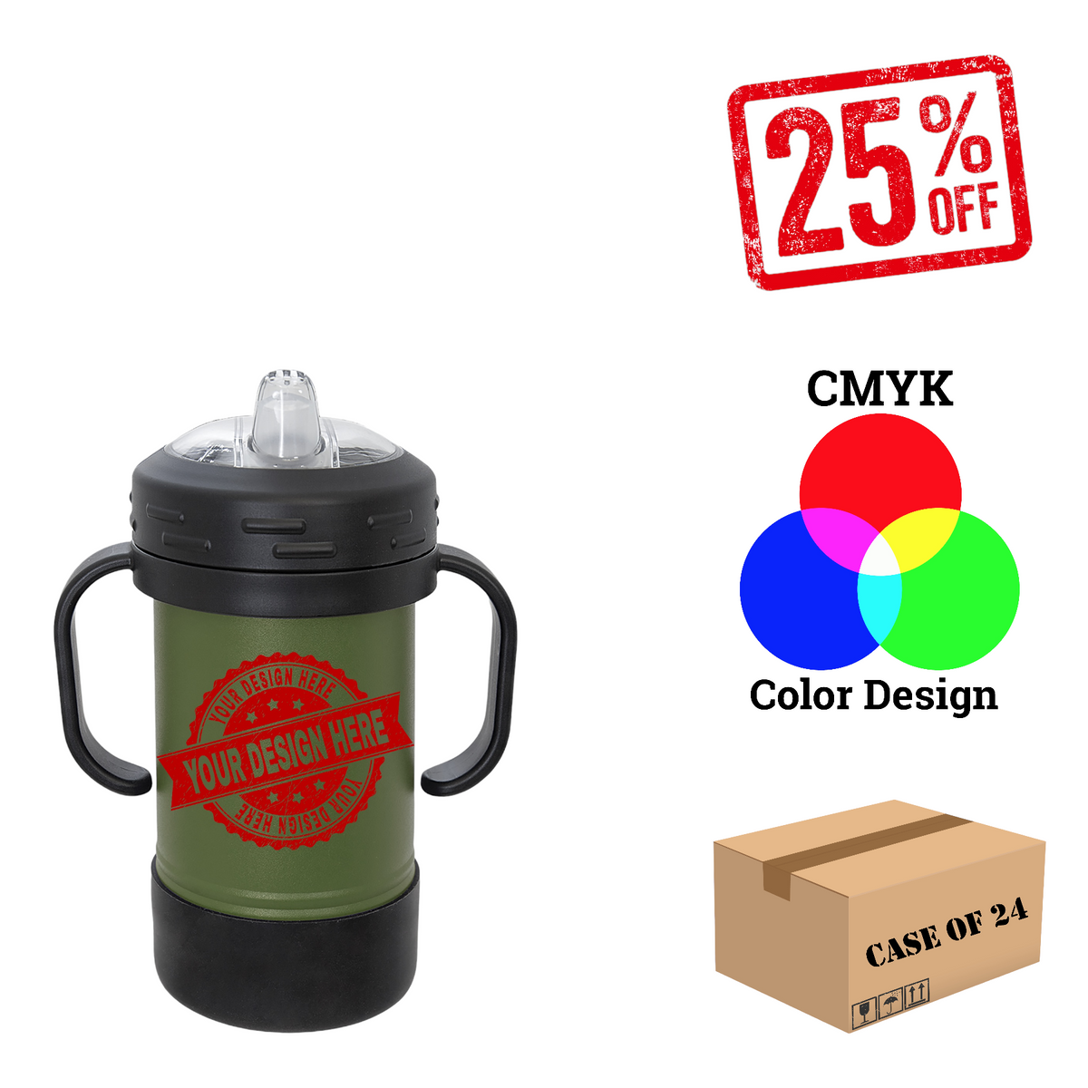 Polar Camel 10 oz. Sippy Cup Case of 24