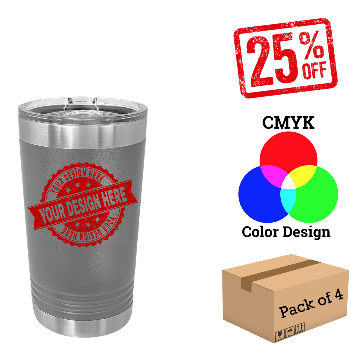 Polar Camel 16 oz. Pint Case of 24