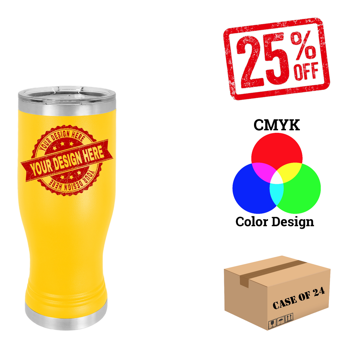 Polar Camel 20 oz.Pilsner Case of 24