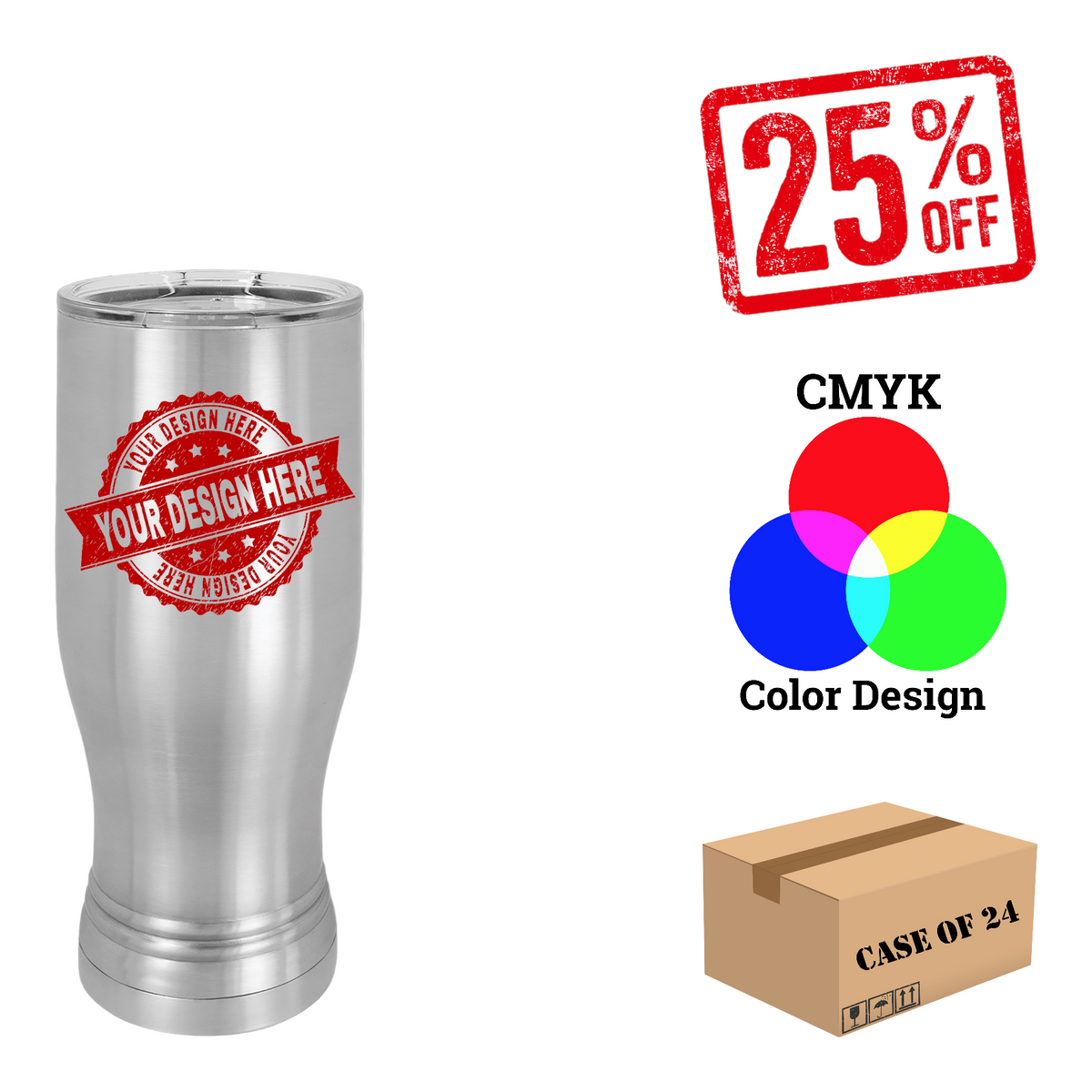 Polar Camel 20 oz.Pilsner Case of 24