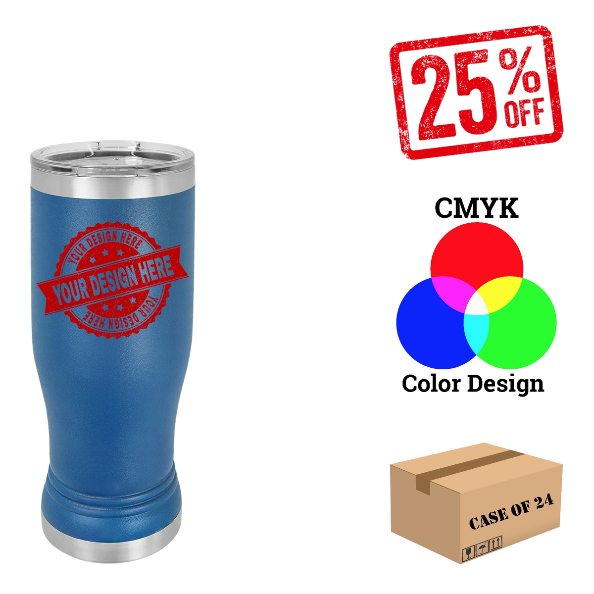 Polar Camel 14oz.Pilsner Case of 24