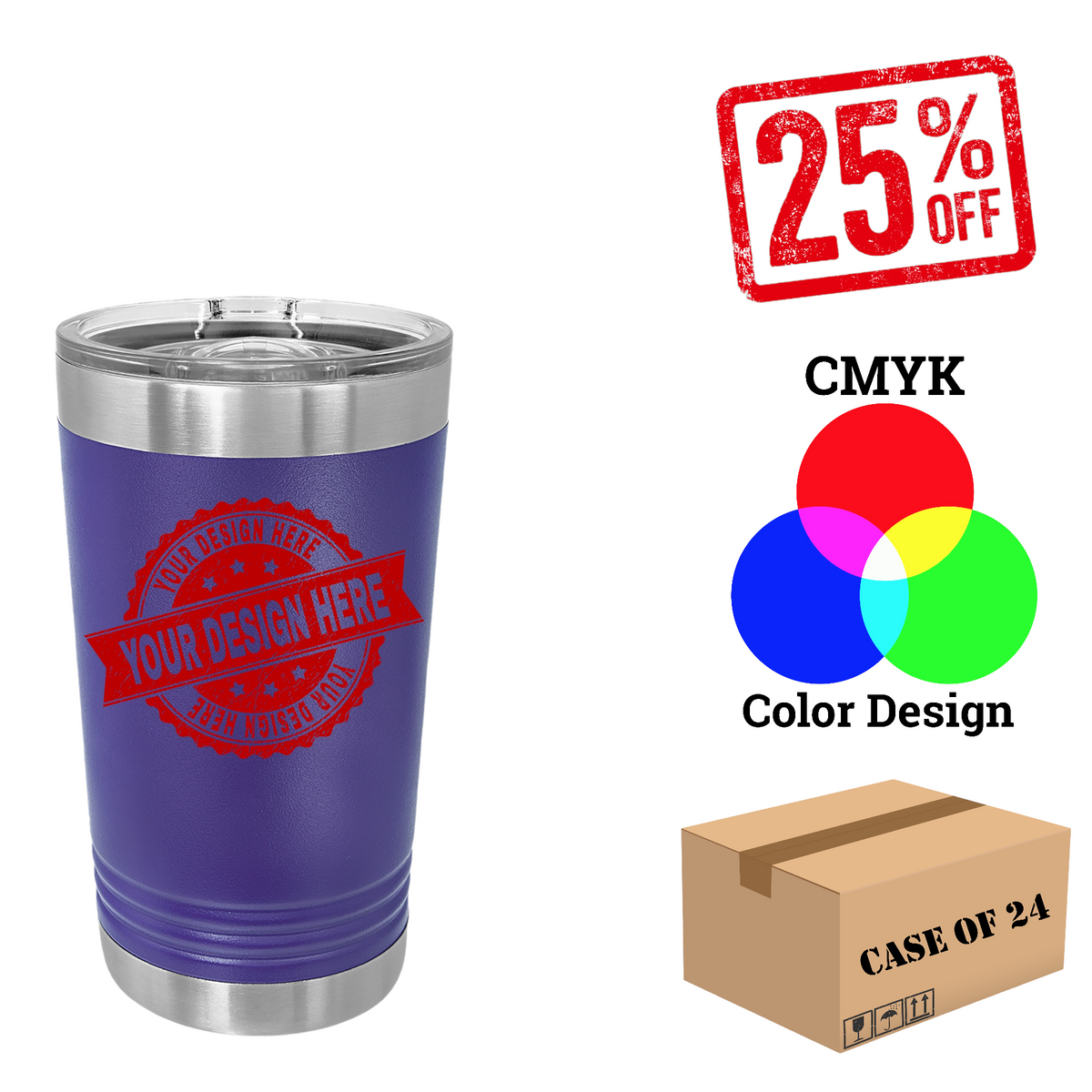 Polar Camel 16 oz. Pint Case of 24