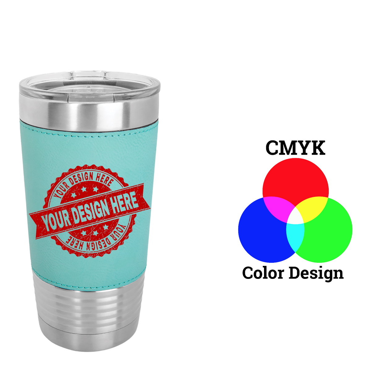 Polar Camel 20 oz. Leatherette Tumbler