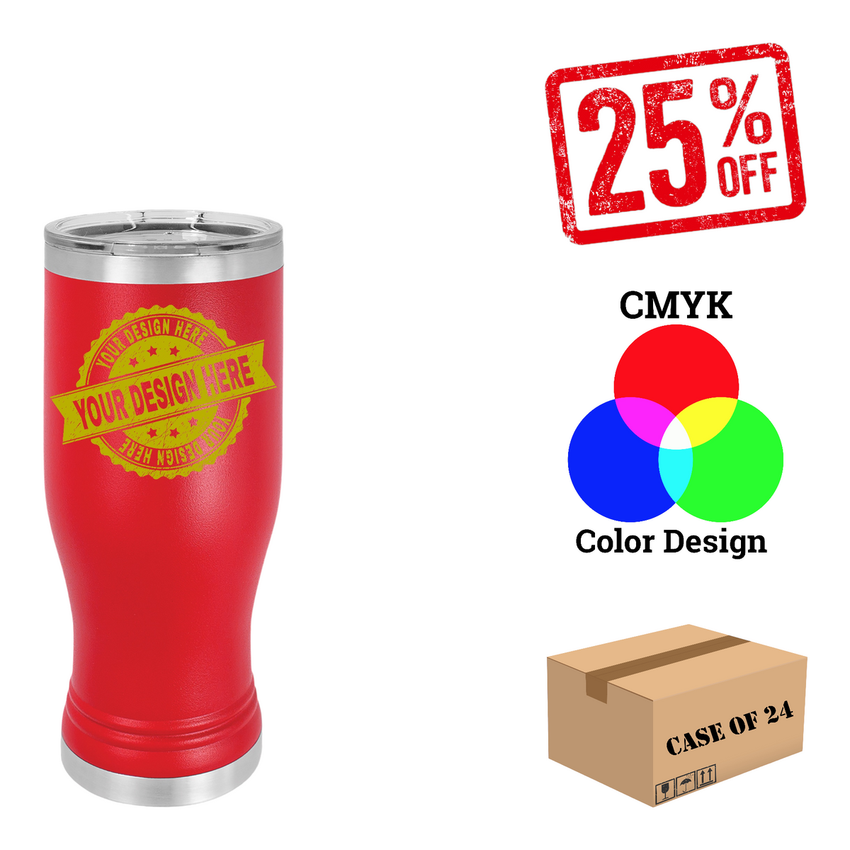 Polar Camel 20 oz.Pilsner Case of 24