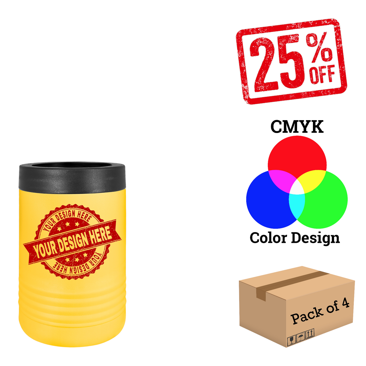 4 Pack Polar Camel Standard Beverage Holder