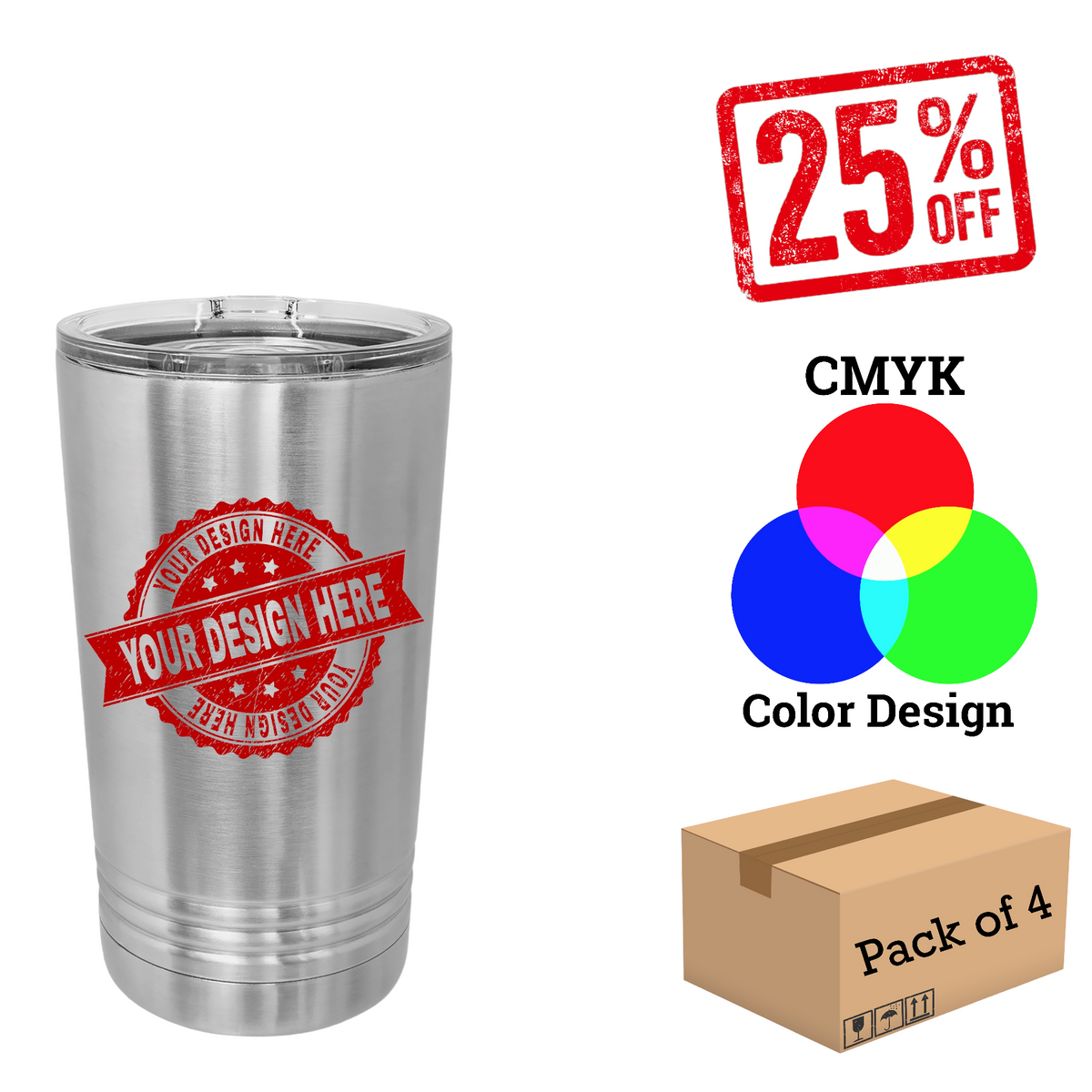 Polar Camel 16 oz. Pint Case of 24