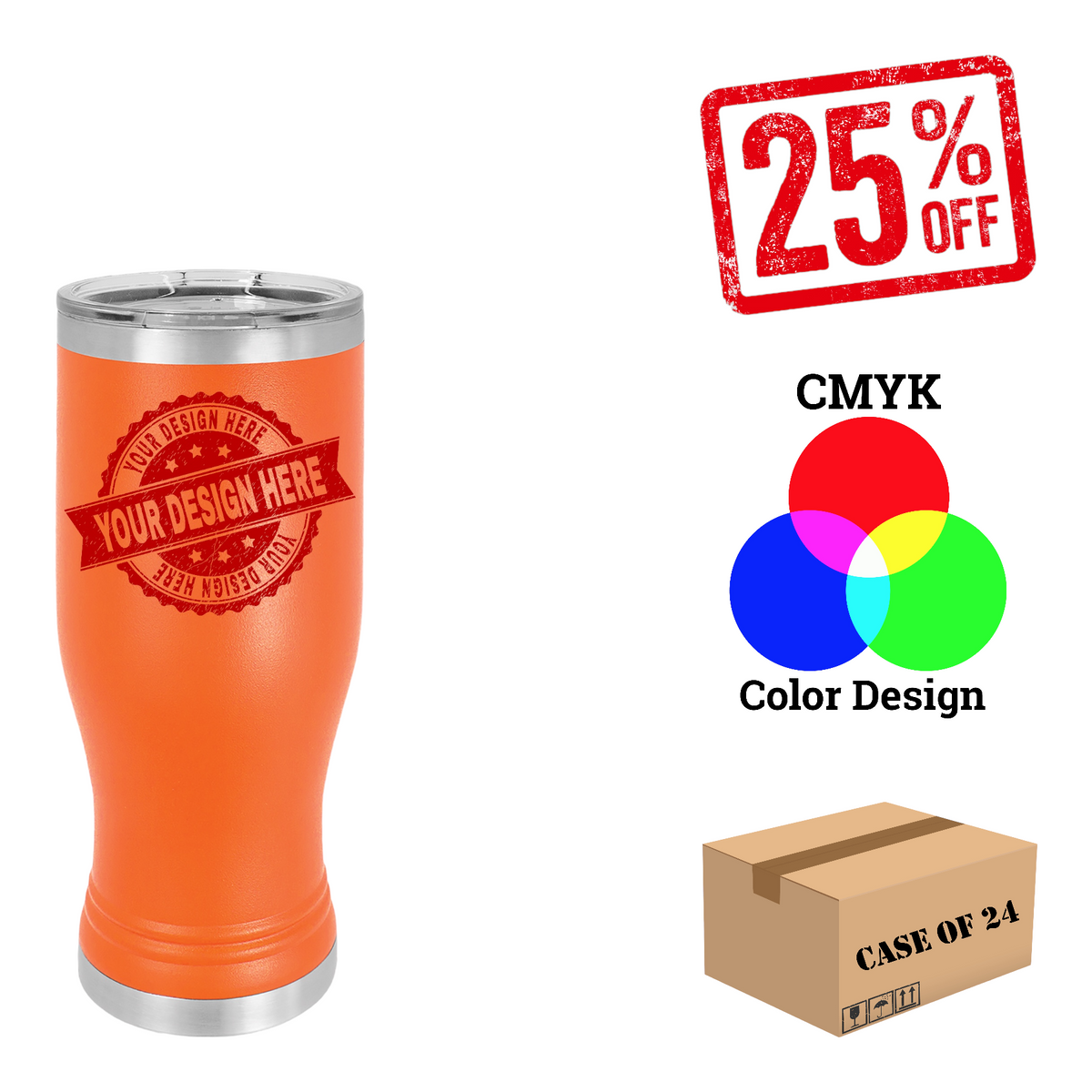 Polar Camel 20 oz.Pilsner Case of 24