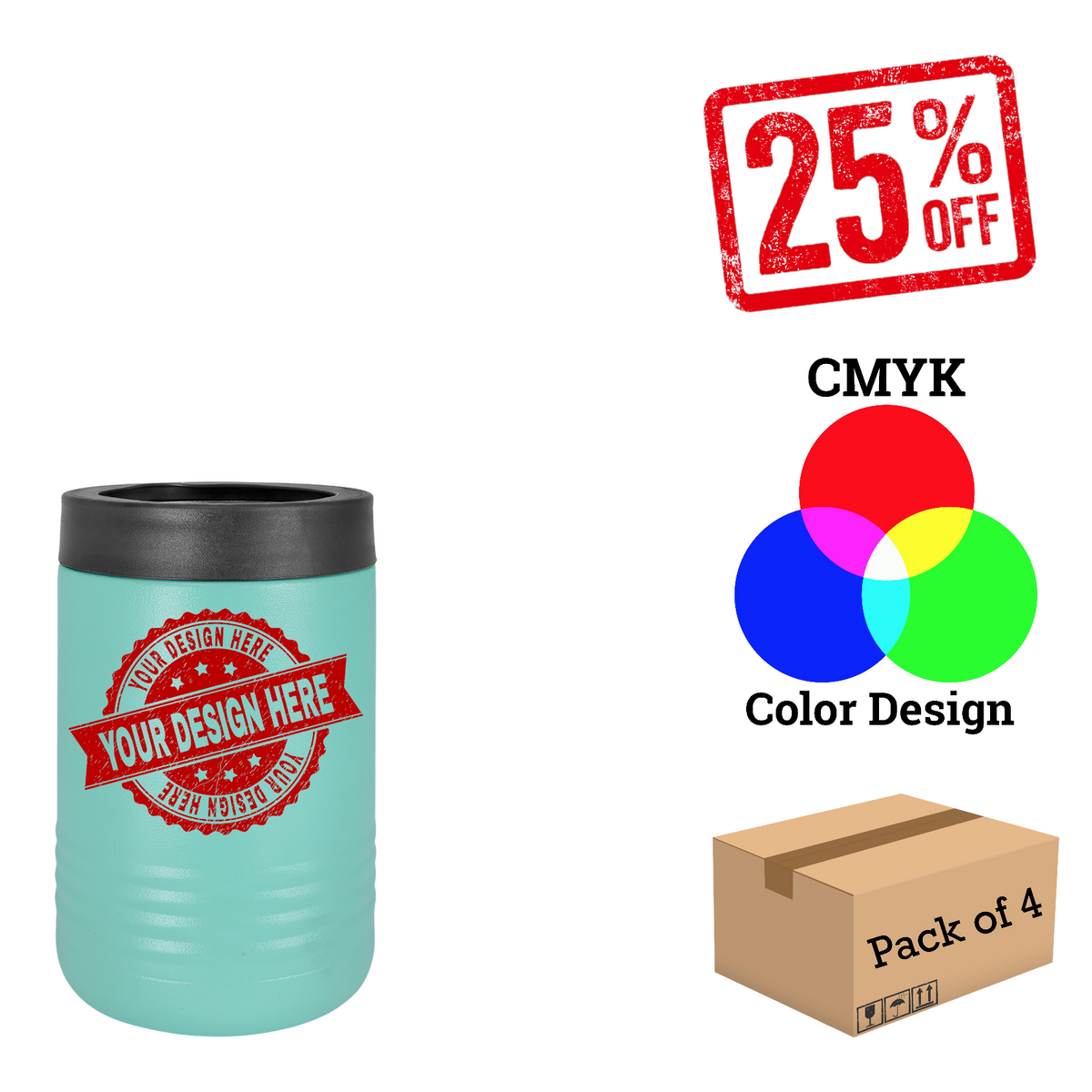 4 Pack Polar Camel Standard Beverage Holder