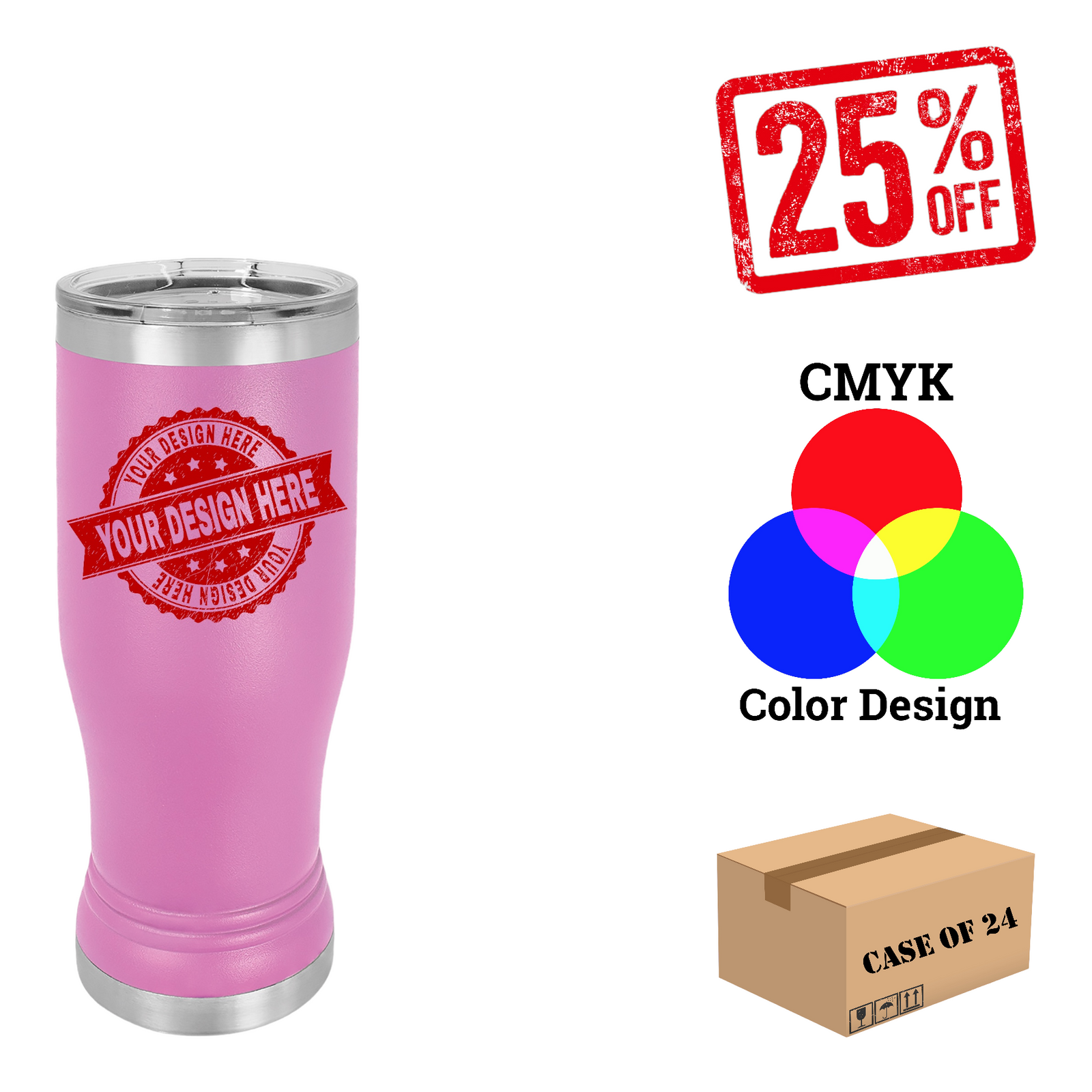 Polar Camel 14oz.Pilsner Case of 24