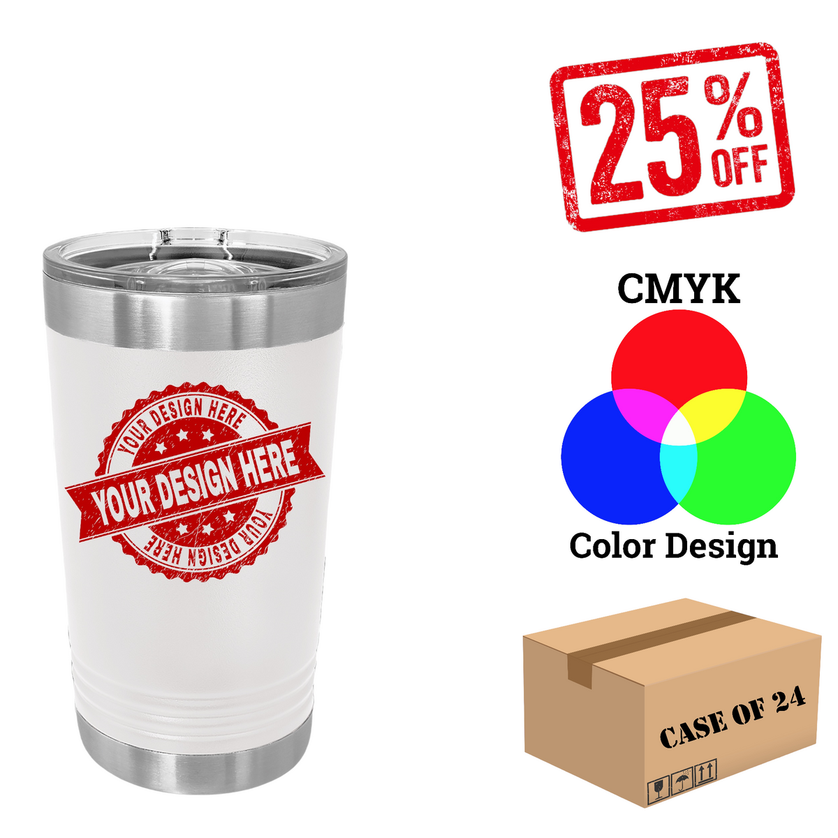 Polar Camel 16 oz. Pint Case of 24