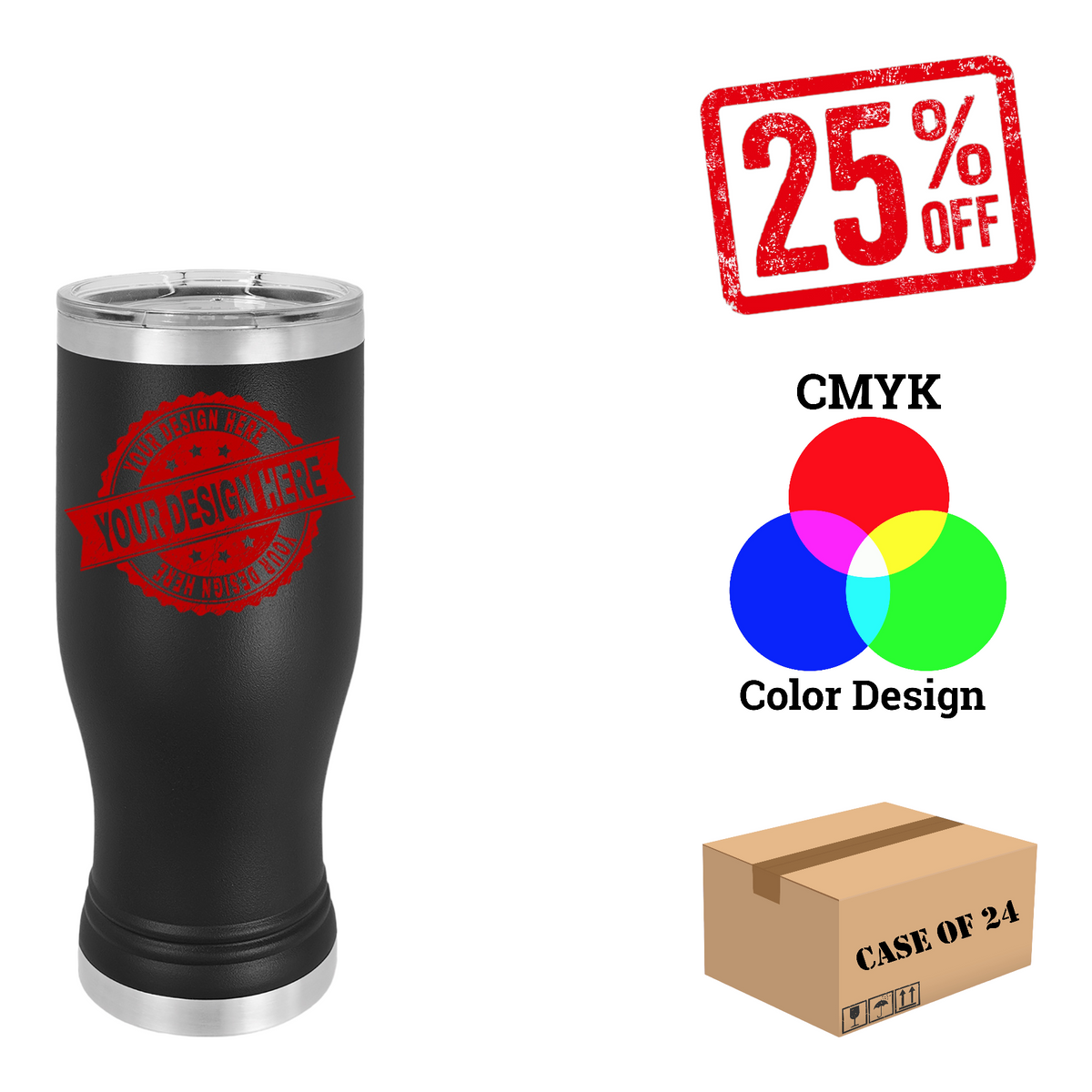 Polar Camel 20 oz.Pilsner Case of 24