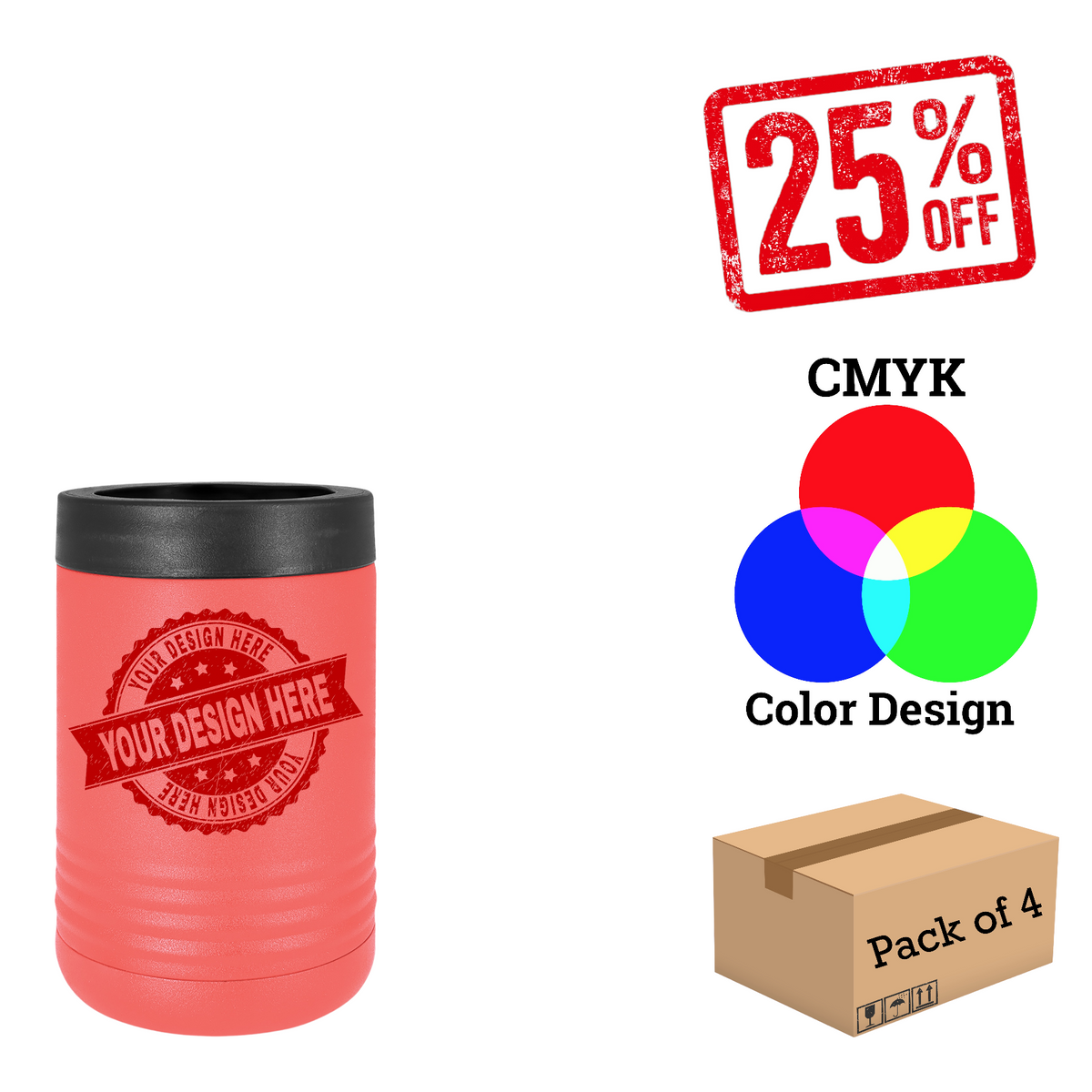 4 Pack Polar Camel Standard Beverage Holder