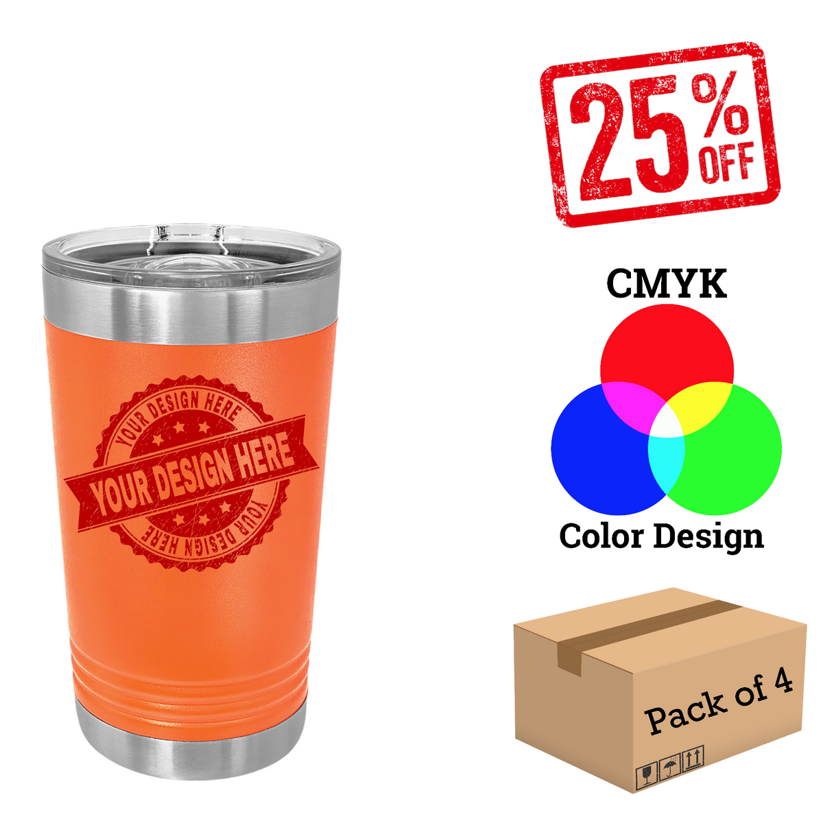 Polar Camel 16 oz. Pint Case of 24