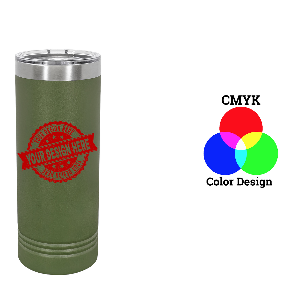 Polar Camel 22 oz. Skinny Tumbler