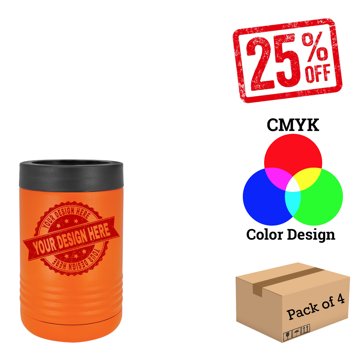 4 Pack Polar Camel Standard Beverage Holder