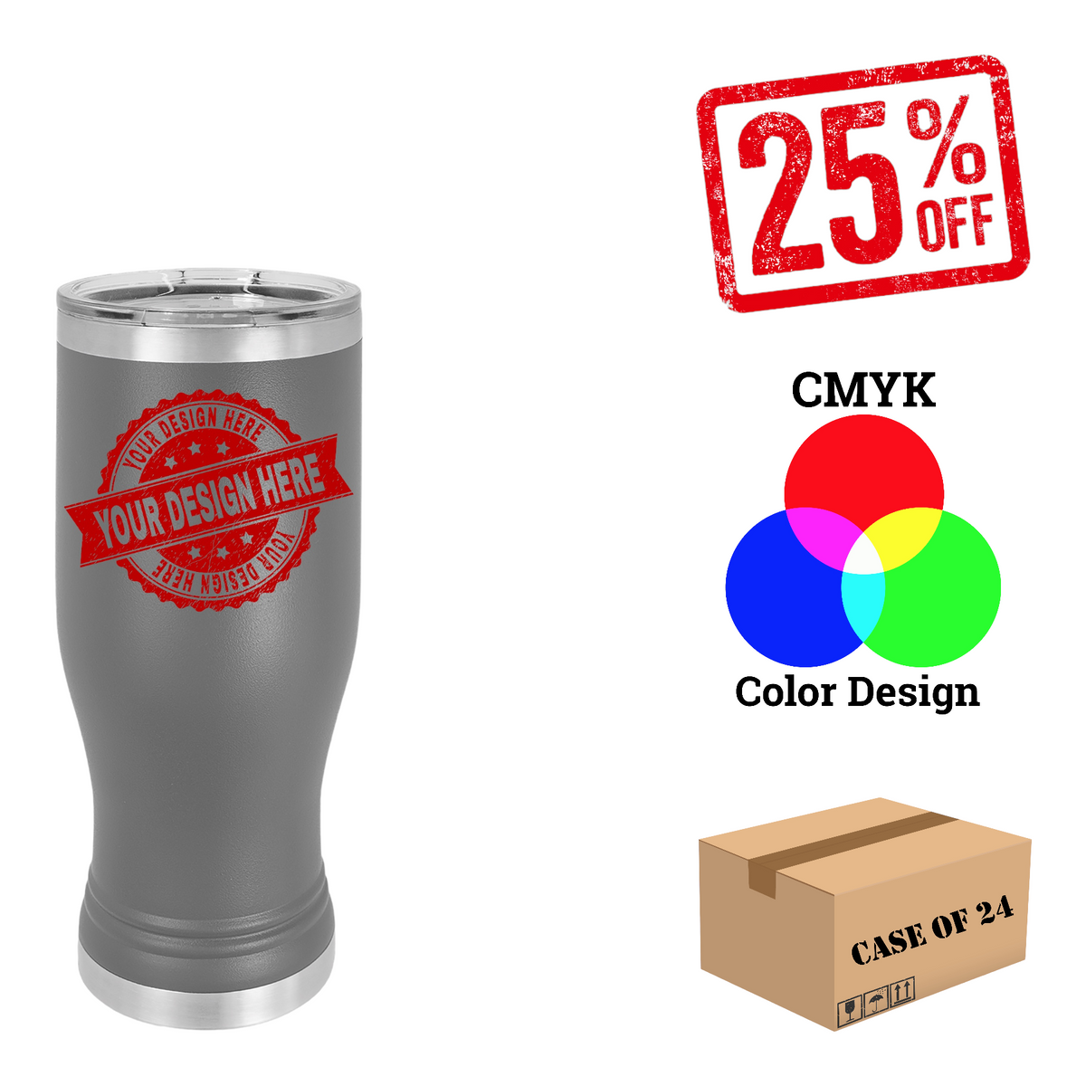 Polar Camel 20 oz.Pilsner Case of 24