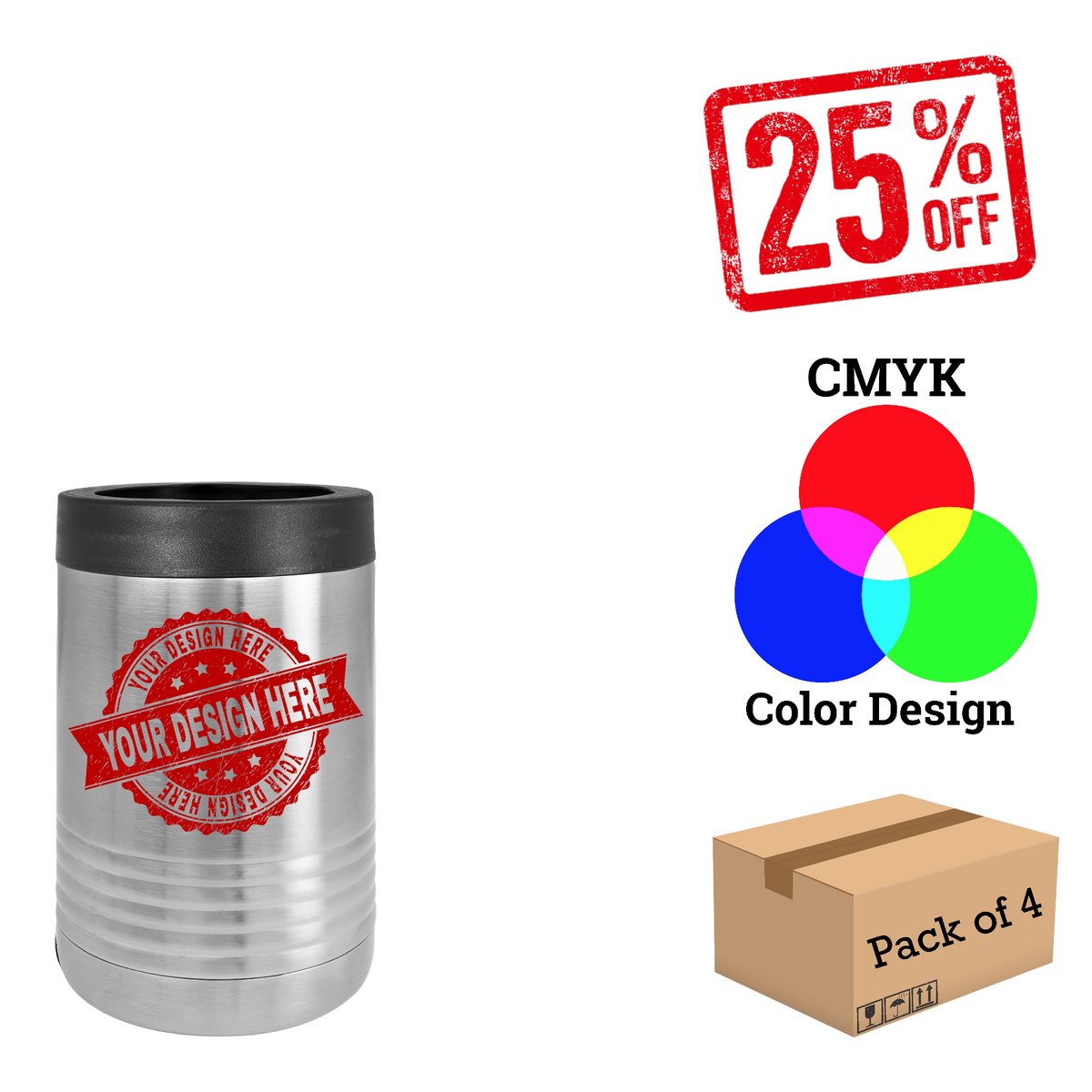 4 Pack Polar Camel Standard Beverage Holder