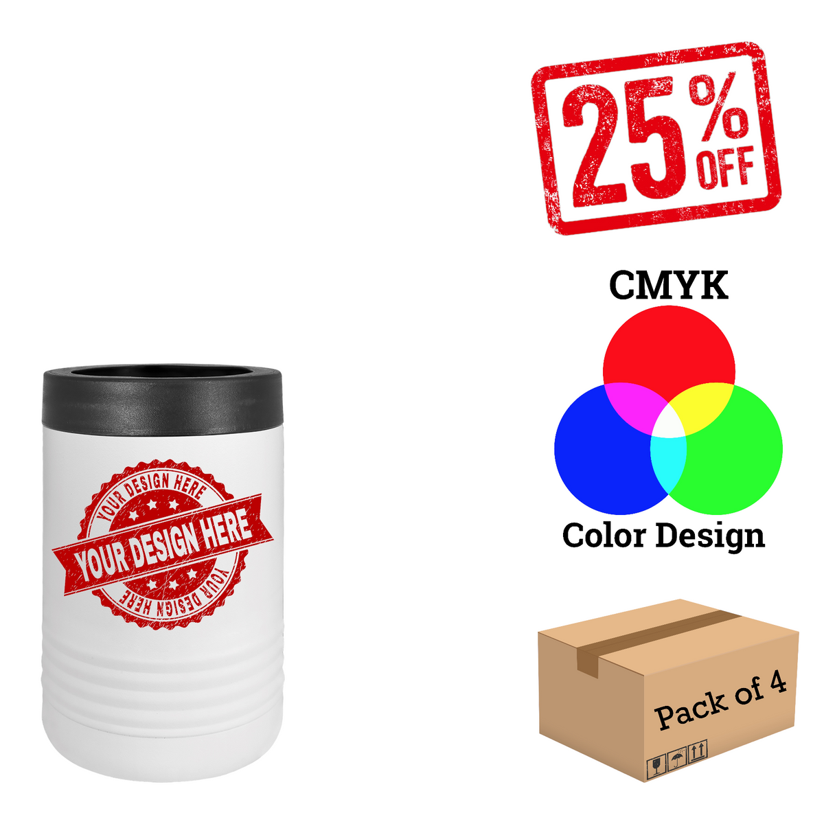 4 Pack Polar Camel Standard Beverage Holder